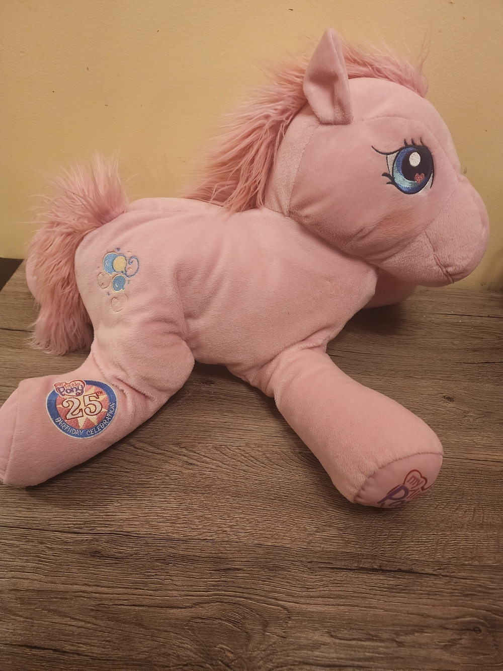 Pinkie Pie My Little Pony 18in Soft Toy - 25th Anniversary Style